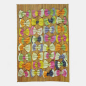Rainbow-Pasta-Muster Handtuch (Vertikal)