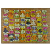 Rainbow-Pasta-Muster Schneidebrett (Vorderseite)