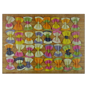 Rainbow-Pasta-Muster Schneidebrett