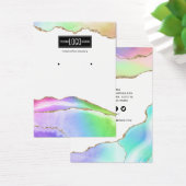 Rainbow Pastel Agate Earring Display (Schreibtisch)