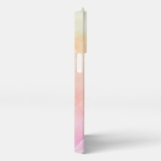 Rainbow Pastel Ästhetik iPhone Hülle (Rechte Seite)