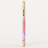 Rainbow Pastel Bling Luxus Glitzer Monogram Case-Mate iPhone Hülle (Hinten/Rechts)