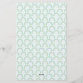 Rainbow Pastel Blue Briefpapier (Rückseite)