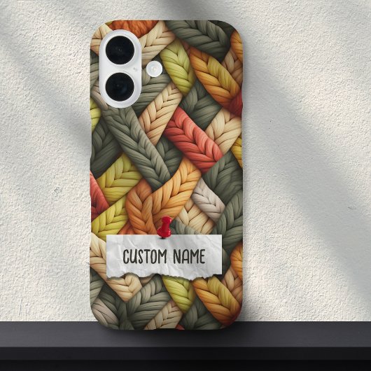 Rainbow Pastel Chunky Knitted Granny Individuelle  Case-Mate iPhone Hülle