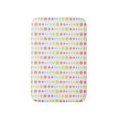 Rainbow Pastel Dots Muster Badematte (Vorderseite Vertikal)