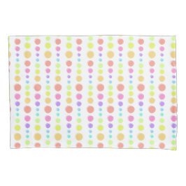 Rainbow Pastel Dots Muster Kissenbezug