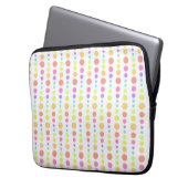 Rainbow Pastel Dots Muster Laptopschutzhülle (Vorderseite Links)