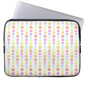 Rainbow Pastel Dots Muster Laptopschutzhülle (Vorderseite)