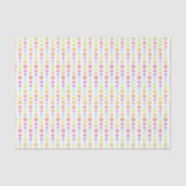 Rainbow Pastel Dots Muster Seidenpapier (Vorderseite)