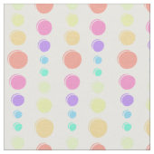 Rainbow Pastel Dots Muster Stoff (Nahaufnahme)