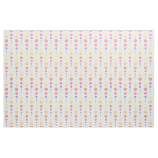 Rainbow Pastel Dots Muster Stoff (Fat Quarter (45,7 x 55,9 cm))