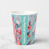 Rainbow Pastel Dream Unicorn Pappbecher (Links)