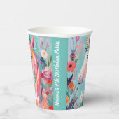 Rainbow Pastel Dream Unicorn Pappbecher (Rechts)