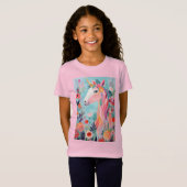 Rainbow Pastel Dream Unicorn T-Shirt (Vorne ganz)
