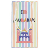 Rainbow Pastel Eid Mubarak Eid Geschenktasche Kleine Geschenktüte (Vorderseite)