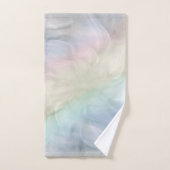 Rainbow Pastel Floral Mandala Design Badhandtuch Set (Handtuch)