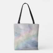 Rainbow Pastel floral Mandala design Tasche (Rückseite)