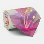 Rainbow Pastel Florals Krawatte (Gerollt)