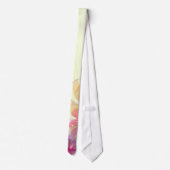 Rainbow Pastel Florals Krawatte (Rückseite)