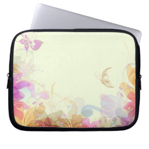Rainbow Pastel Florals Laptopschutzhülle