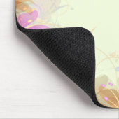 Rainbow Pastel Florals Mousepad (Ecke)