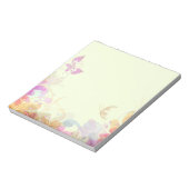 Rainbow Pastel Florals Notizblock (Rotiert)