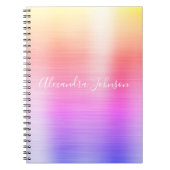 Rainbow Pastel Foil Beruflich Giro Notizblock (Vorderseite)