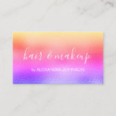 Rainbow Pastel Foil Beruflich Visitenkarte (Vorderseite)