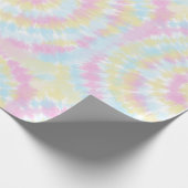 Rainbow Pastel Gefärbte Krawatte Geschenkpapier (Ecke)