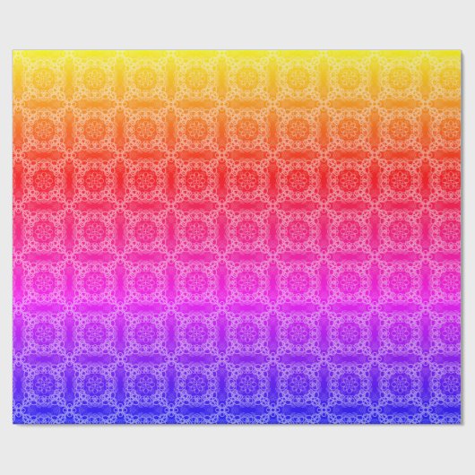 Rainbow Pastel Geschenkpapier (Flach)