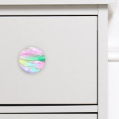 Rainbow Pastel Gold Agate Keramikknauf