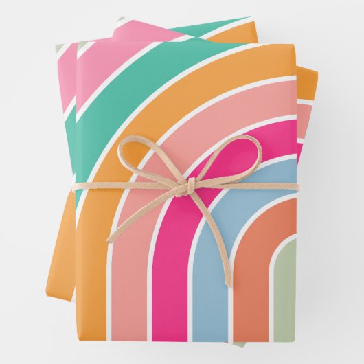 Rainbow Pastel Green Geschenkpapier Set (Beispiel)