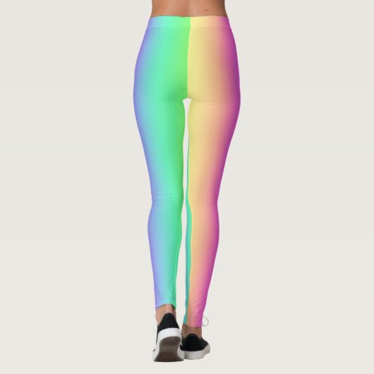 Rainbow Pastel Leggings (Rückseite)