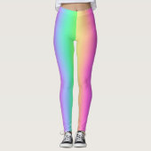 Rainbow Pastel Leggings (Vorderseite)