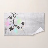 Rainbow Pastel Lovebirds Badetuch Set (Handtuch)