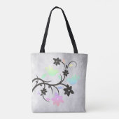 Rainbow Pastel Lovebirds Tasche (Rückseite)