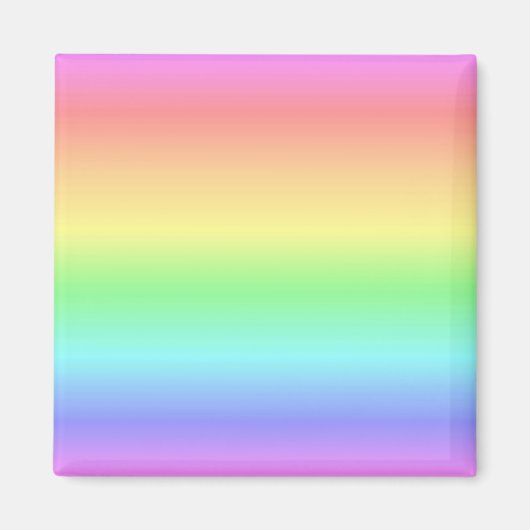 Rainbow Pastel Magnet (Vorne)