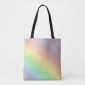Rainbow Pastel Mandala Design Tasche (Vorderseite)