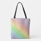 Rainbow Pastel Mandala Design Tasche (Rückseite)