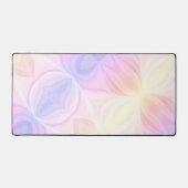 Rainbow Pastel Moderne Abstrakte Farben Schreibtischunterlage (Vorderseite)