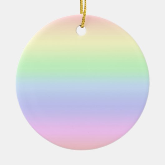 Rainbow Pastel Ornament (Vorne)