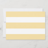 Rainbow Pastel Pink Blue Yellow Gender Reveal Einladung (Rückseite)