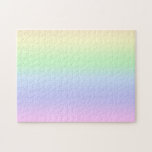 Rainbow Pastel Puzzle<br><div class="desc">Pastellfarben des Regenbogens abstrakt in waagerechten Reihen.</div>