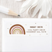 Rainbow Pastel Rainbow Rücksendeadresse (Insitu)