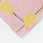 Rainbow Pastel Rose Kawaii Unicorn Fleecedecke (Ecke)