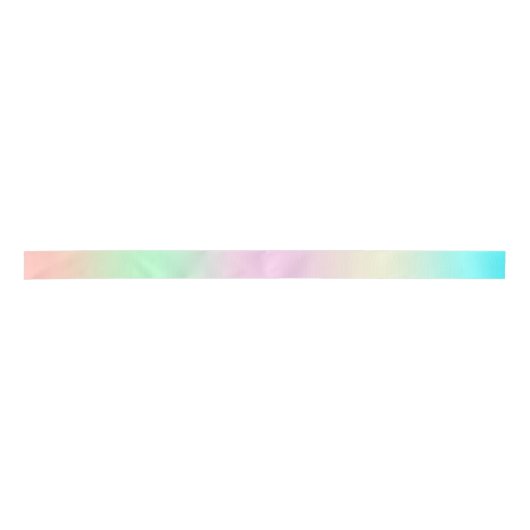 Rainbow Pastel Satinband (Vorderseite)