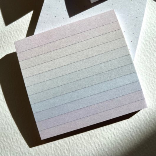Rainbow Pastel Stricknotizen Post-it Klebezettel