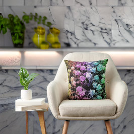 Rainbow Pastel Tulips Kissen