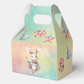 Rainbow Pastel w Animals 12. Geburtstag Gefälligke Geschenkschachtel (Rückseite)