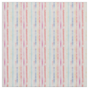 Rainbow Pastel Watercolor Streifen fröhliche Vibes Stoff